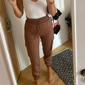 Abercrombie and fitch maroon joggers